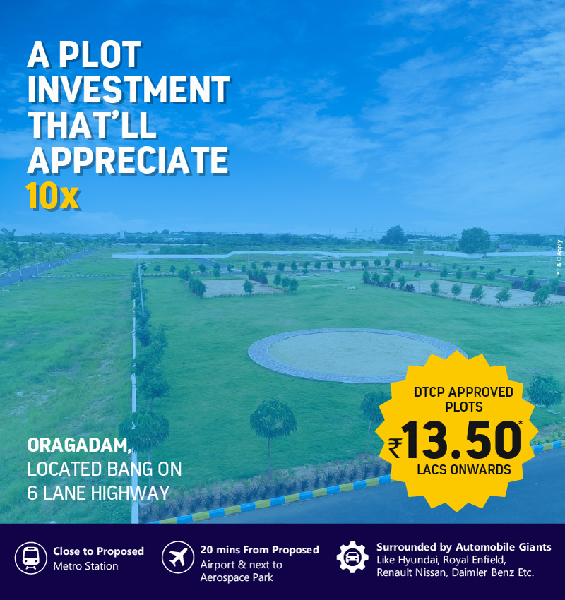 Villa plots for sale in Chennai